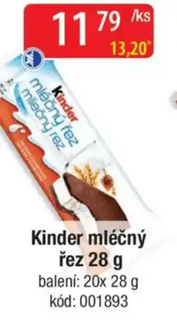 Qanto Kinder mléčný řez nabídka