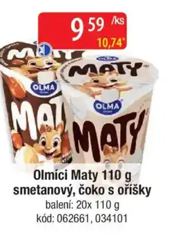 Qanto Olma Olmíci Maty smetanový, čoko s oříšky nabídka