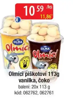 Qanto Olmíci piškotoví vanilka, čoko nabídka