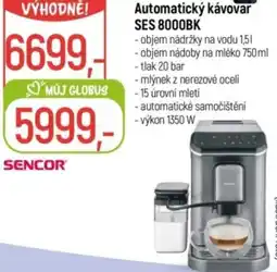 Globus Automatický kávovar SES 8000BK nabídka
