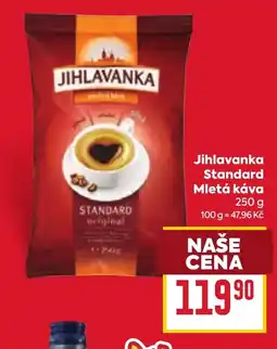 Billa Jihlavanka Standard Mletá káva nabídka