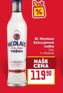 Billa St. Nicolaus Extra jemná vodka nabídka