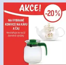 Globus Na vybrané konvice na kávu a čaj nabídka