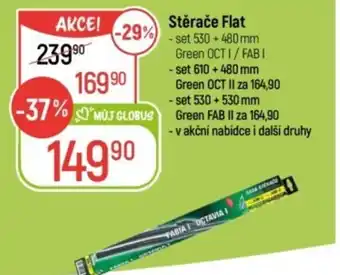 Globus Stěrače Flat nabídka
