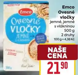 Billa Emco Ovesné vločky nabídka