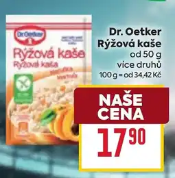 Billa Dr. Oetker Rýžová kaše nabídka
