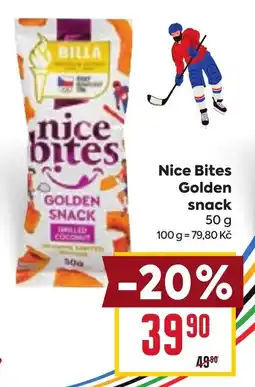 Billa Nice Bites Golden snack nabídka