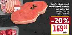 Billa Vepřová pečeně minutkové plátky extra tenké nabídka