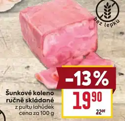 Billa Šunkové koleno ručně skládané nabídka