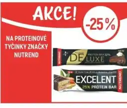 Globus Na proteinové tyčinky značky nutrend nabídka