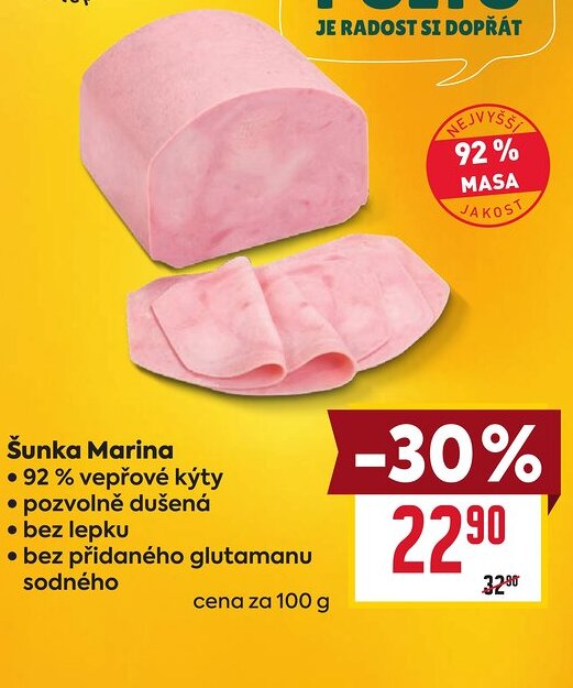 Billa Šunka Marina nabídka