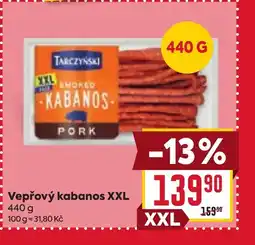 Billa TARCZYŃSKI Vepřový kabanos XXL nabídka