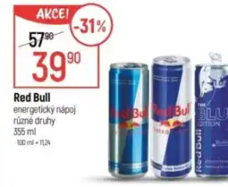 Globus Red Bull energetický nápoj nabídka