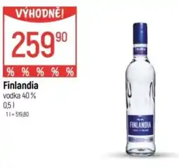 Globus Finlandia vodka 40% nabídka