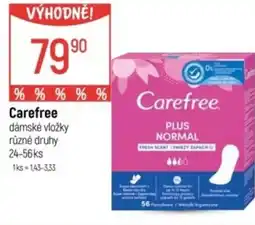 Globus Carefree dámské vložky nabídka