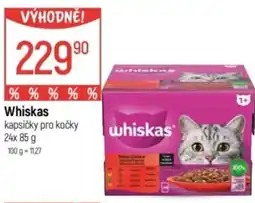 Globus Whiskas kapsičky pro kočky nabídka