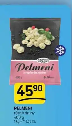 Flop PELMENI různé druhy nabídka