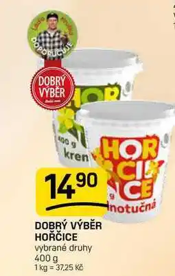 Flop DOBRÝ VÝBĚRj HOŘČICE vybrané druhy nabídka