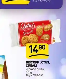 Flop BISCOFF LOTUS, CREAM vybrané druhy nabídka