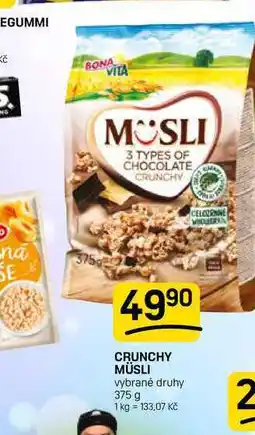 Flop CRUNCHY MÜSLI vybrané druhy nabídka