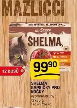 Flop SHELMA KAPSIČKY PRO KOČKY vybrané druhy nabídka