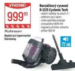 Globus Bezsáčkový vysavač R-1225 Cyclonic Tech nabídka