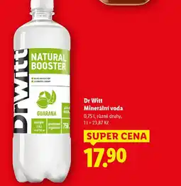 Lidl Dr Witt Minerální voda nabídka