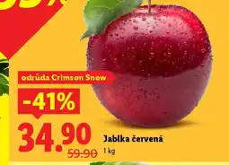 Lidl Jablka červená nabídka
