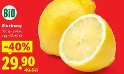 Lidl Bio citrony nabídka