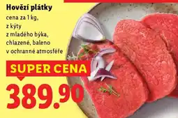 Lidl Hovězí plátky nabídka