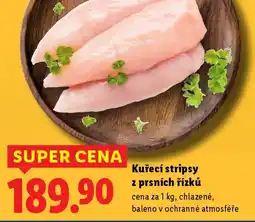 Lidl Kuřecí stripsy z prsních řízků nabídka