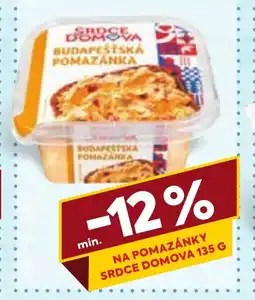 Billa Na pomazánky srdce domova nabídka
