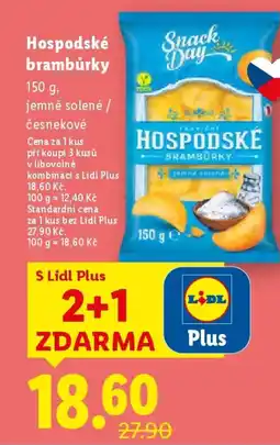 Lidl Hospodské brambůrky nabídka