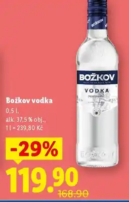 Lidl Božkov vodka nabídka