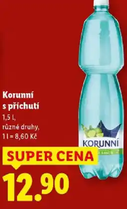 Lidl Korunní s příchutí nabídka