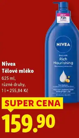 Lidl Nivea Tělové mléko nabídka