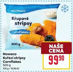 Billa NOWACO Kuřecí stripsy Cornflakes nabídka