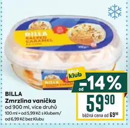 Billa BILLA Zmrzlina vanička nabídka