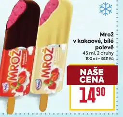 Billa Mrož v kakaové, bílé polevě nabídka