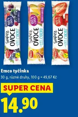 Lidl Emco tyčinka nabídka