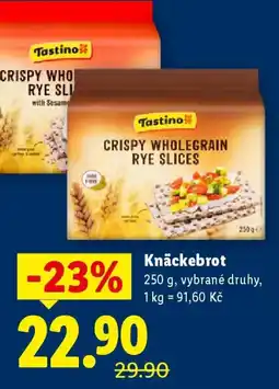 Lidl Knäckebrot nabídka