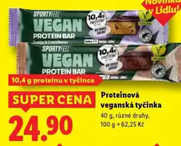 Lidl Proteinová veganská tyčinka nabídka