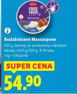 Lidl Bezlaktózové Mascarpone nabídka
