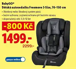 Lidl BabyGO Dětská autosedačka Freemove I-Size, 76-150 cm nabídka