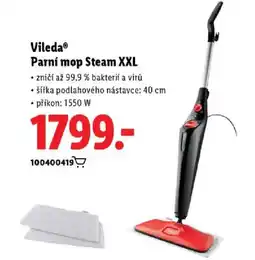 Lidl Vileda Parní mop Steam XXL nabídka