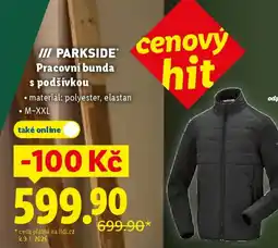 Lidl PARKSIDE Pracovní bunda s podšívkou nabídka