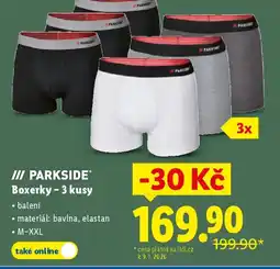 Lidl PARKSIDE Boxerky - 3 kusy nabídka