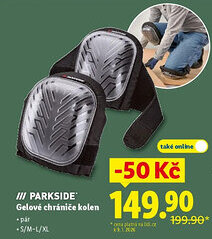 Lidl PARKSIDE Gelové chrániče kolen nabídka