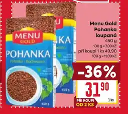 Billa Menu Gold Pohanka loupaná nabídka