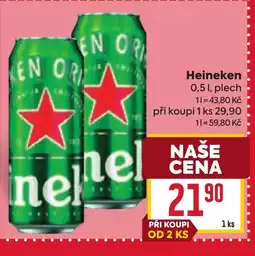Billa Heineken nabídka